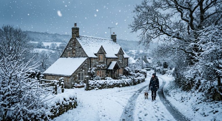 Add Snow Photo Editing AI Prompt example