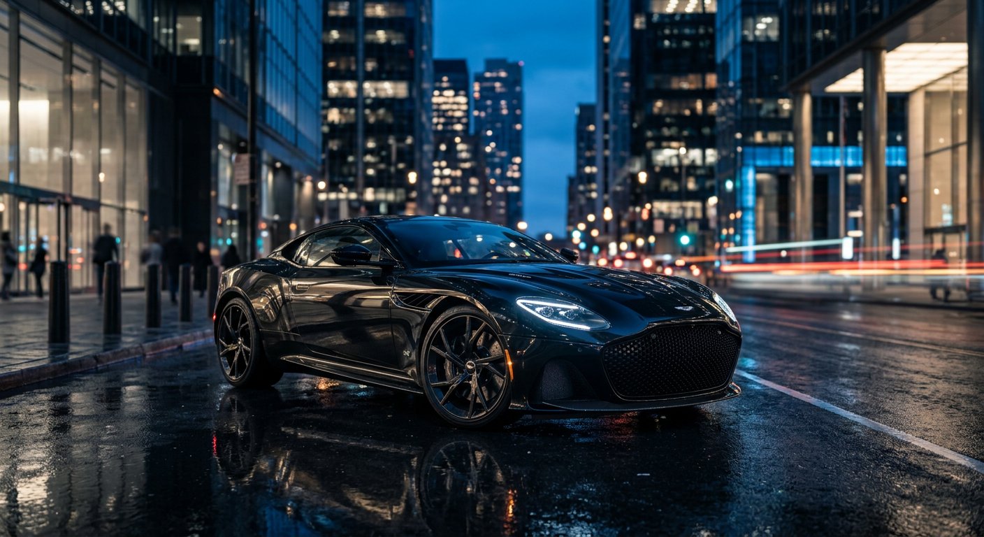 Cinematic Luxury Car Advertisement AI Prompt example