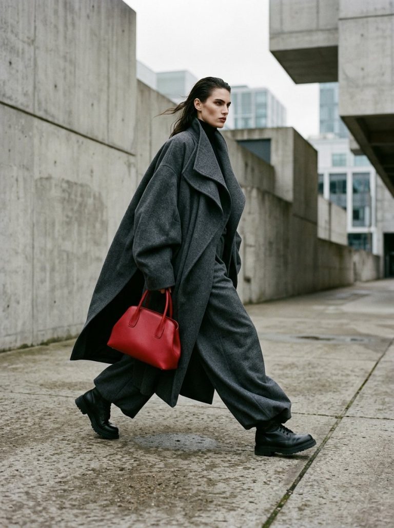High Fashion Editorial Street Style AI Prompt example